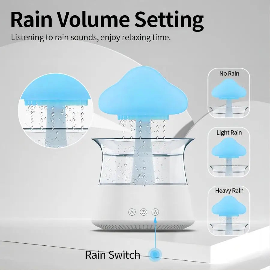 Rain Diffuser Humidifier Lamp