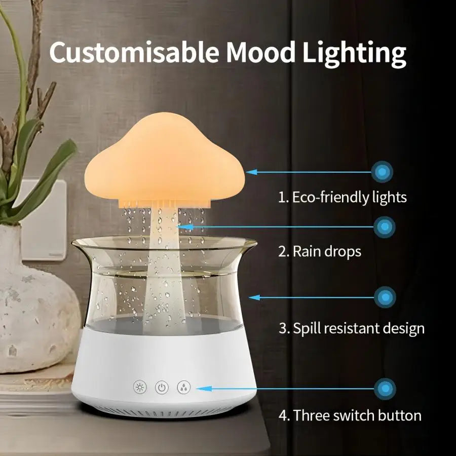 Rain Diffuser Humidifier Lamp