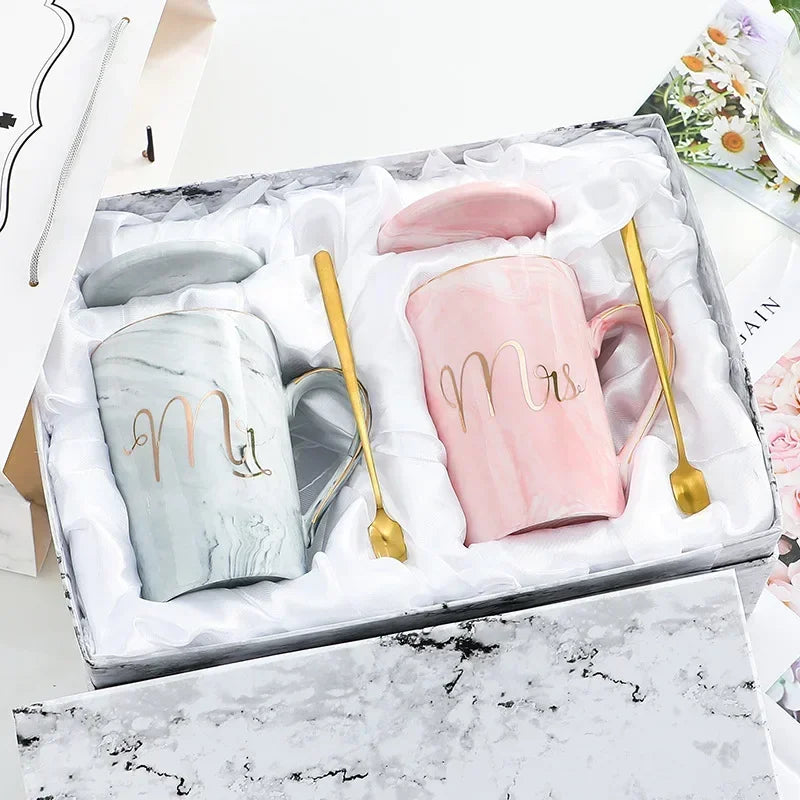 Marble Ceramic Coffee Cup