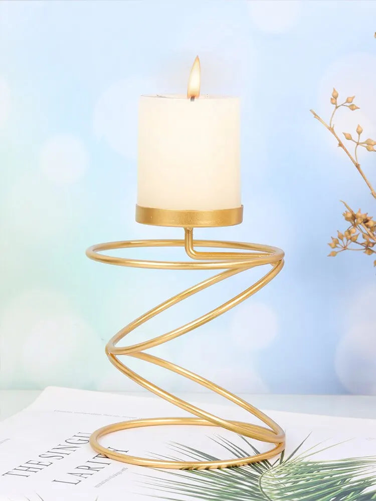 Modern Metal Candle Stand