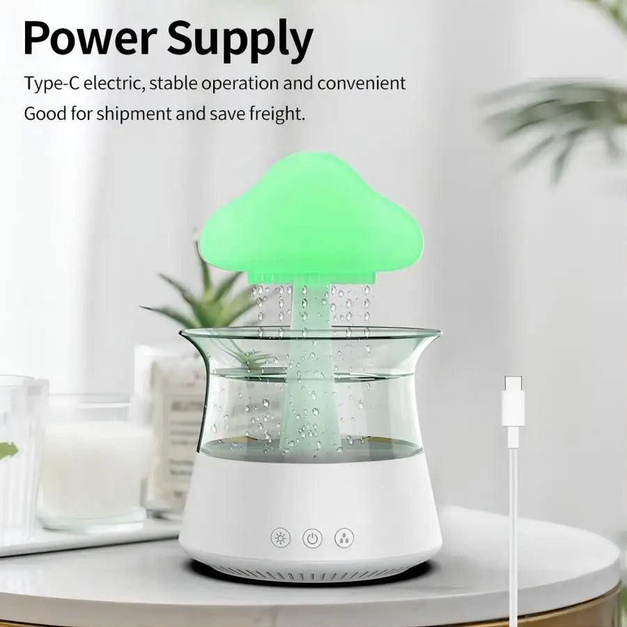 Rain Diffuser Humidifier Lamp