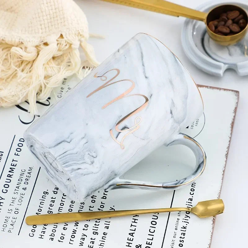 Marble Ceramic Coffee Cup