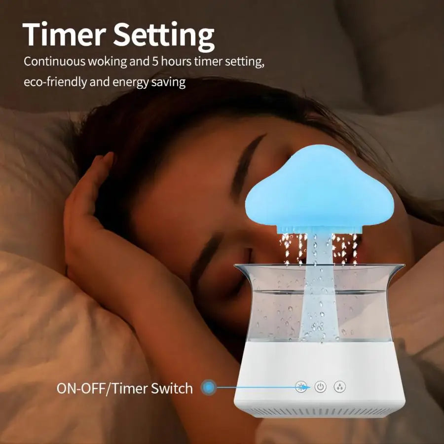 Rain Diffuser Humidifier Lamp