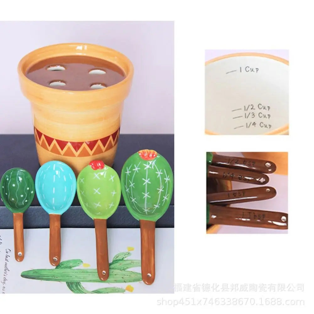 Crazy Cactus Measuring Spoons