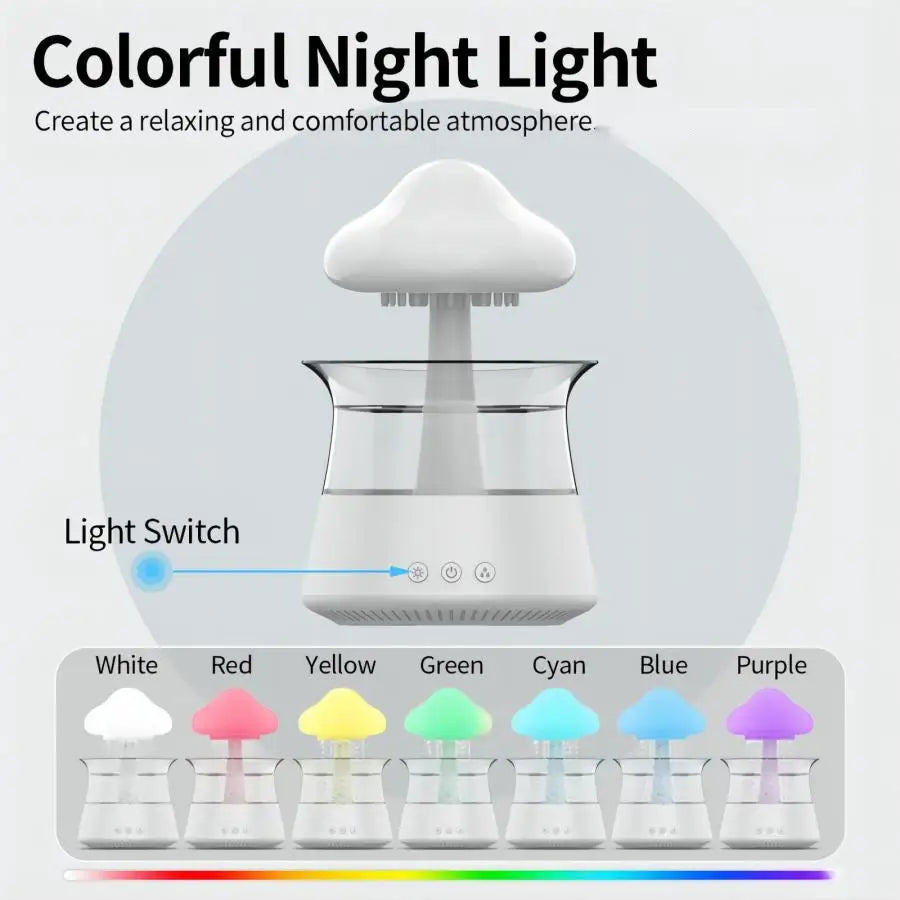 Rain Diffuser Humidifier Lamp