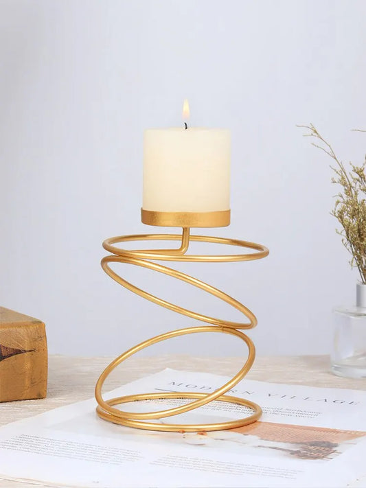 Modern Metal Candle Stand