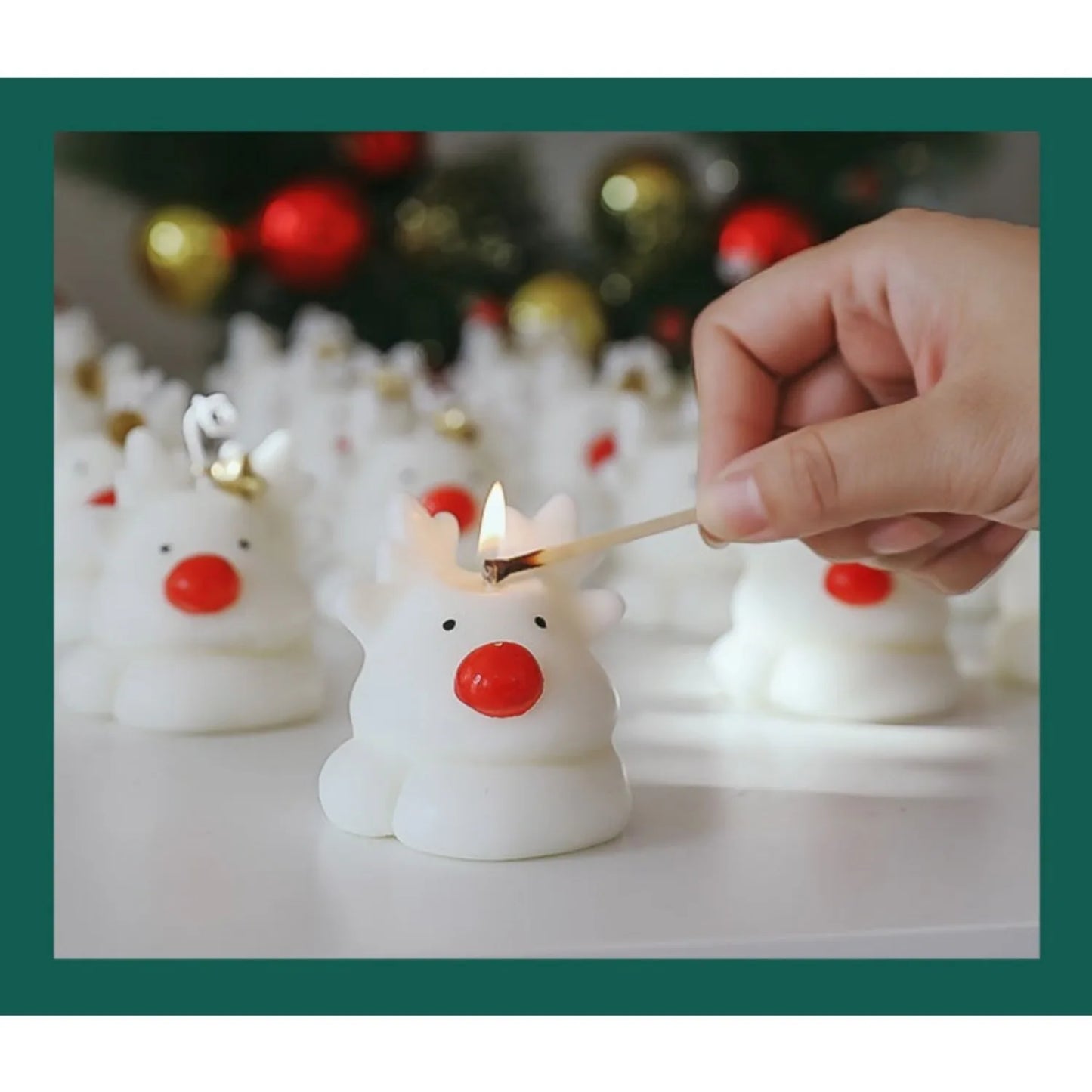 Rudolph’s Glow: Holiday Candle Collection
