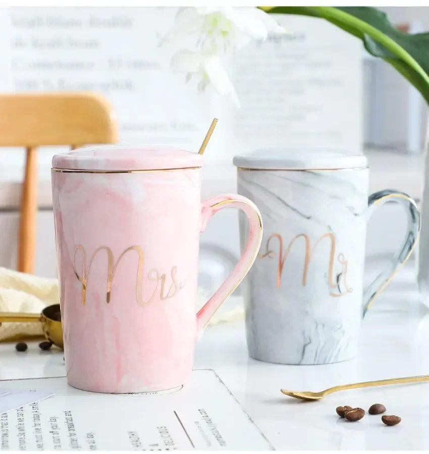 Marble Ceramic Coffee Cup