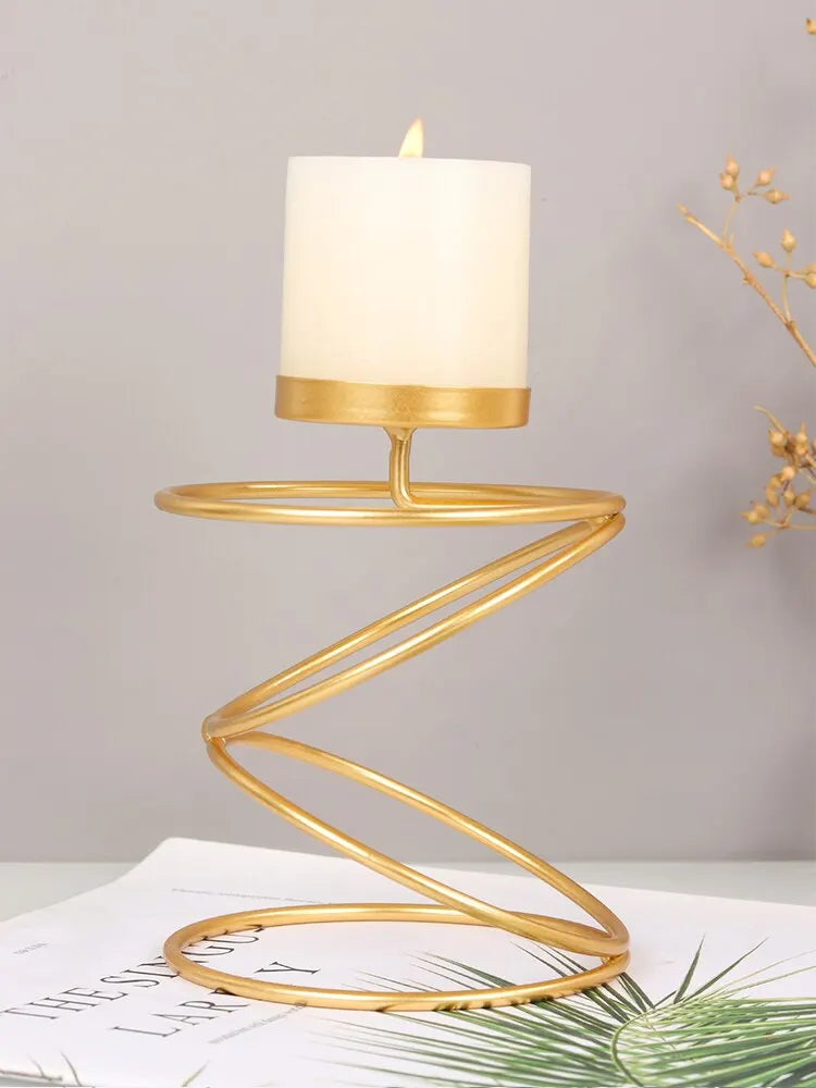 Modern Metal Candle Stand